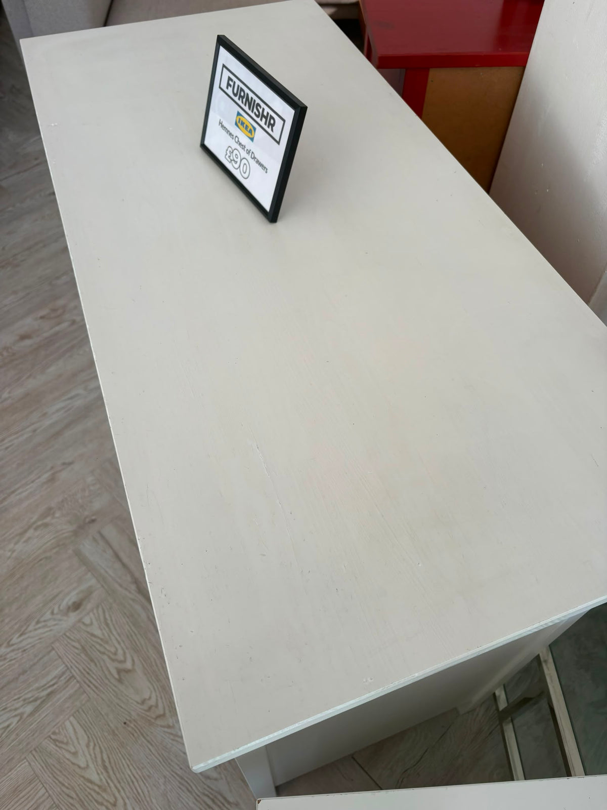 Ikea Hemnes White 3 Drawer Chest #