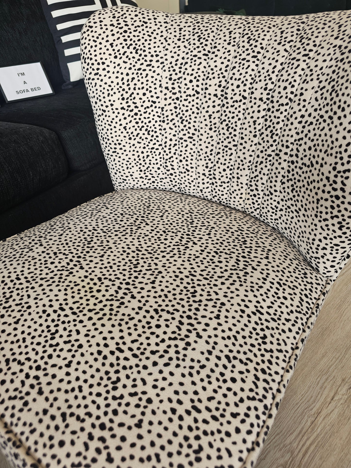 Dunelm Dalmatian Bedroom Chair @