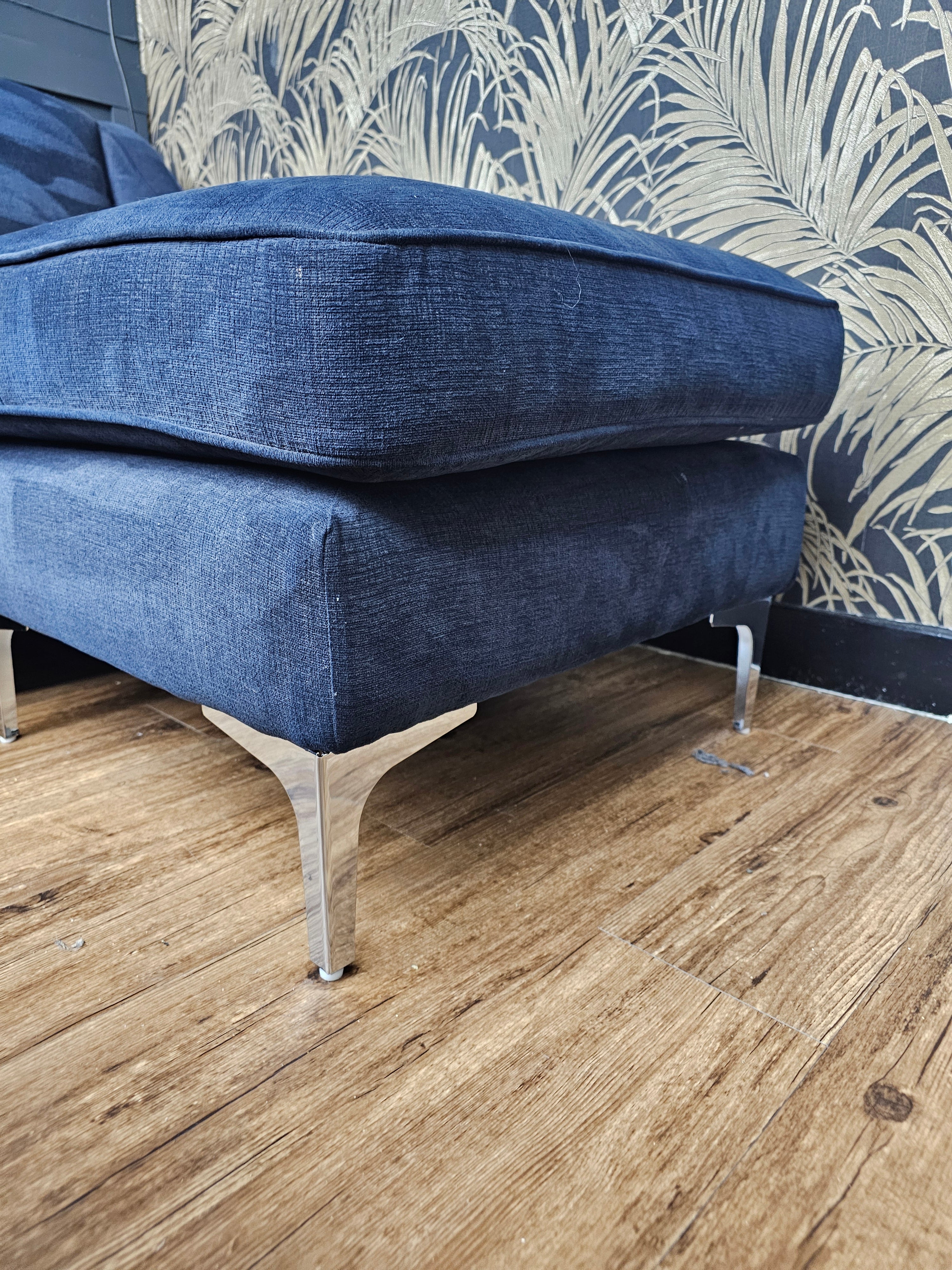 Sofology Navy Blue Corner Sofa