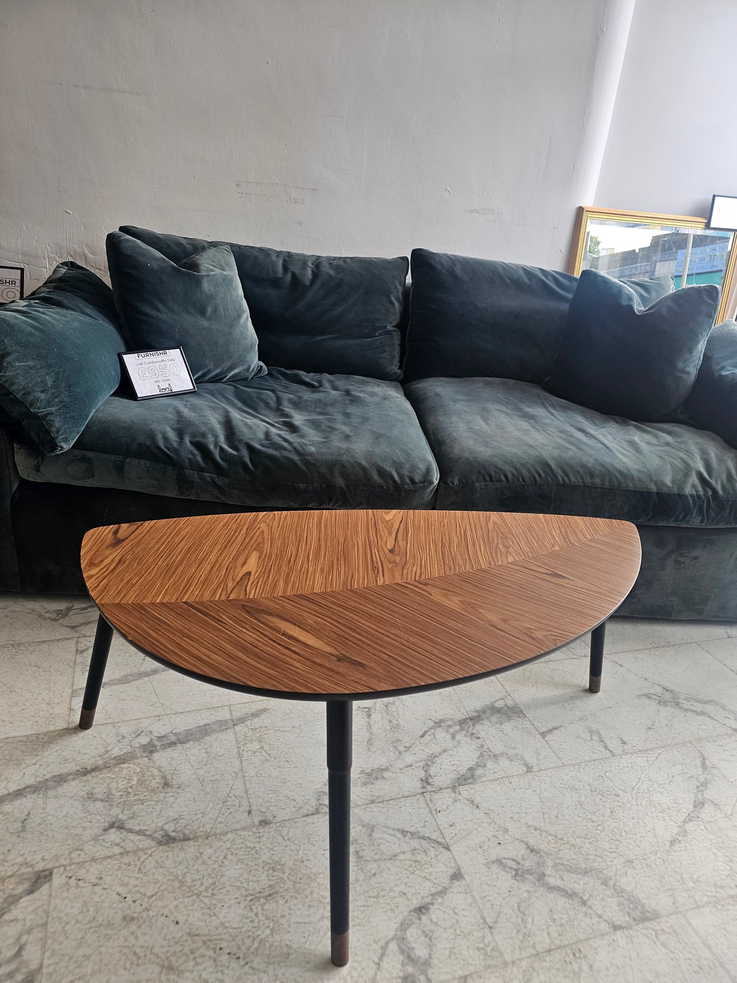 Ikea Mid-Century Style Large Leaf Coffee Table