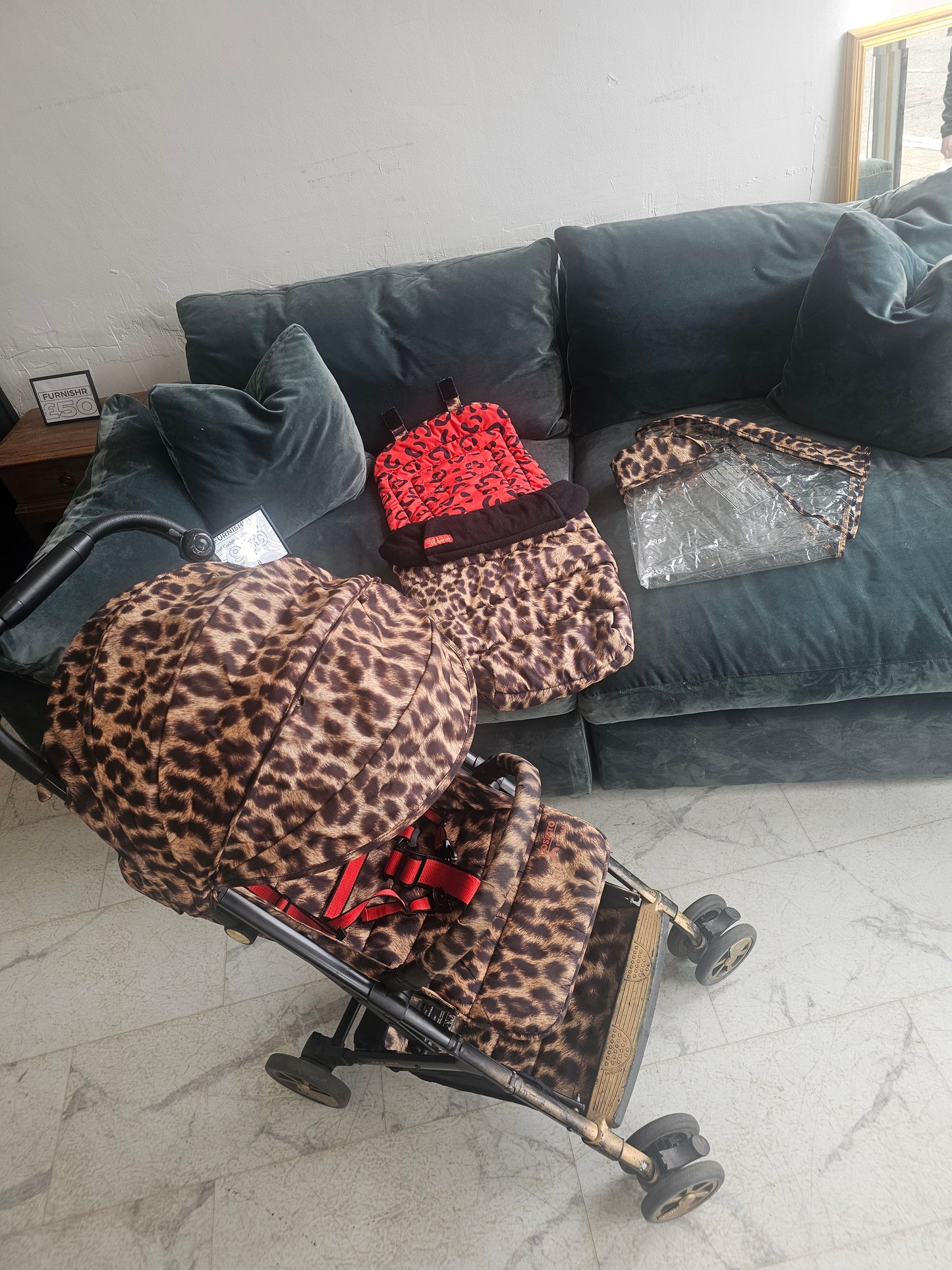 Paloma Faith Hear Us Roar Cosatto Stroller with Footmuff & Raincover
