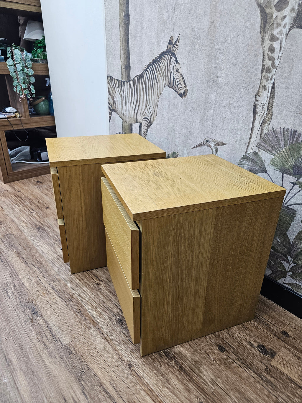 Ikea Malm 2 x 2 Drawer Bedside Chest