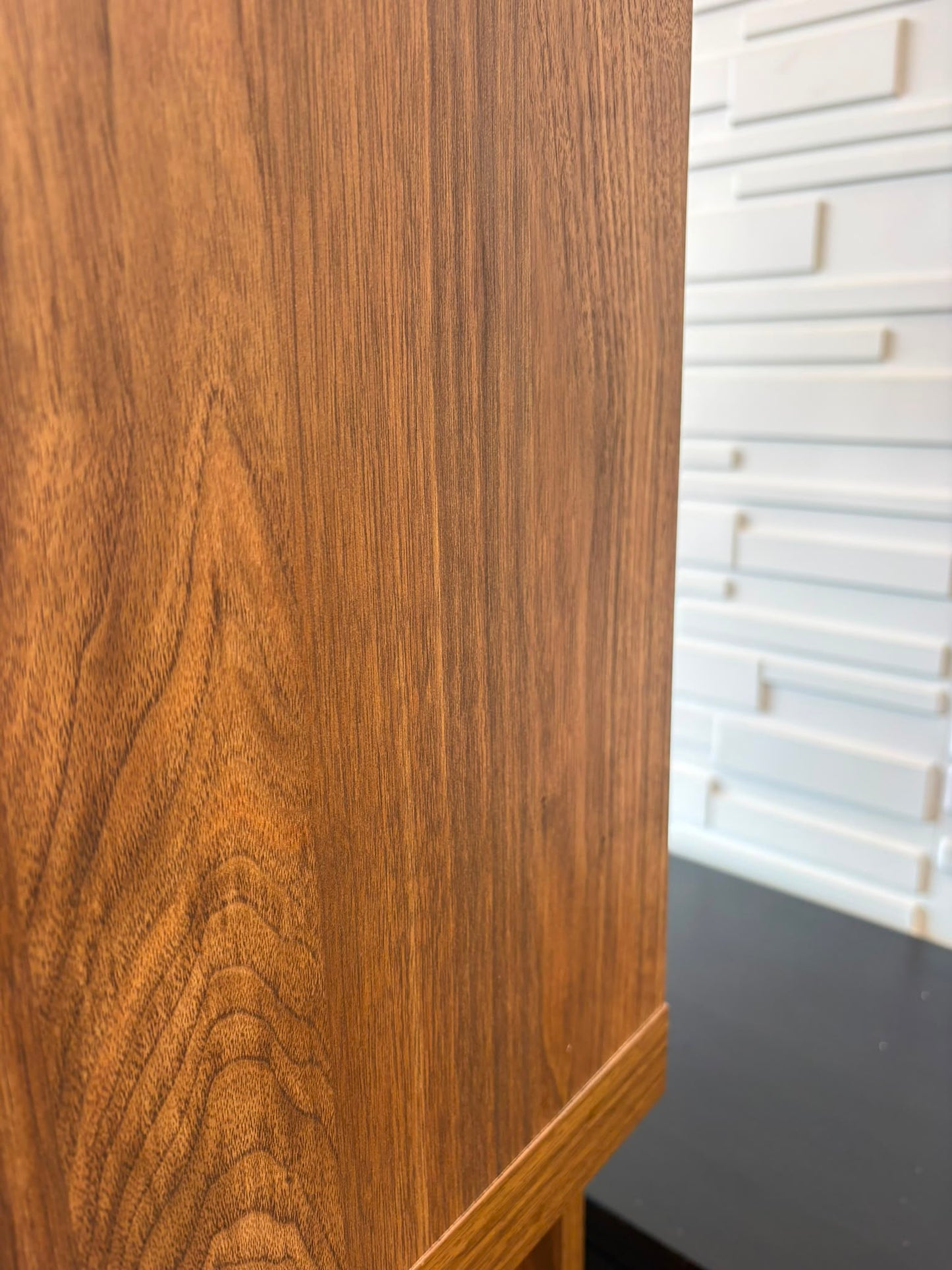 NEXT Dark Bronx Oak Effect Display Shelf