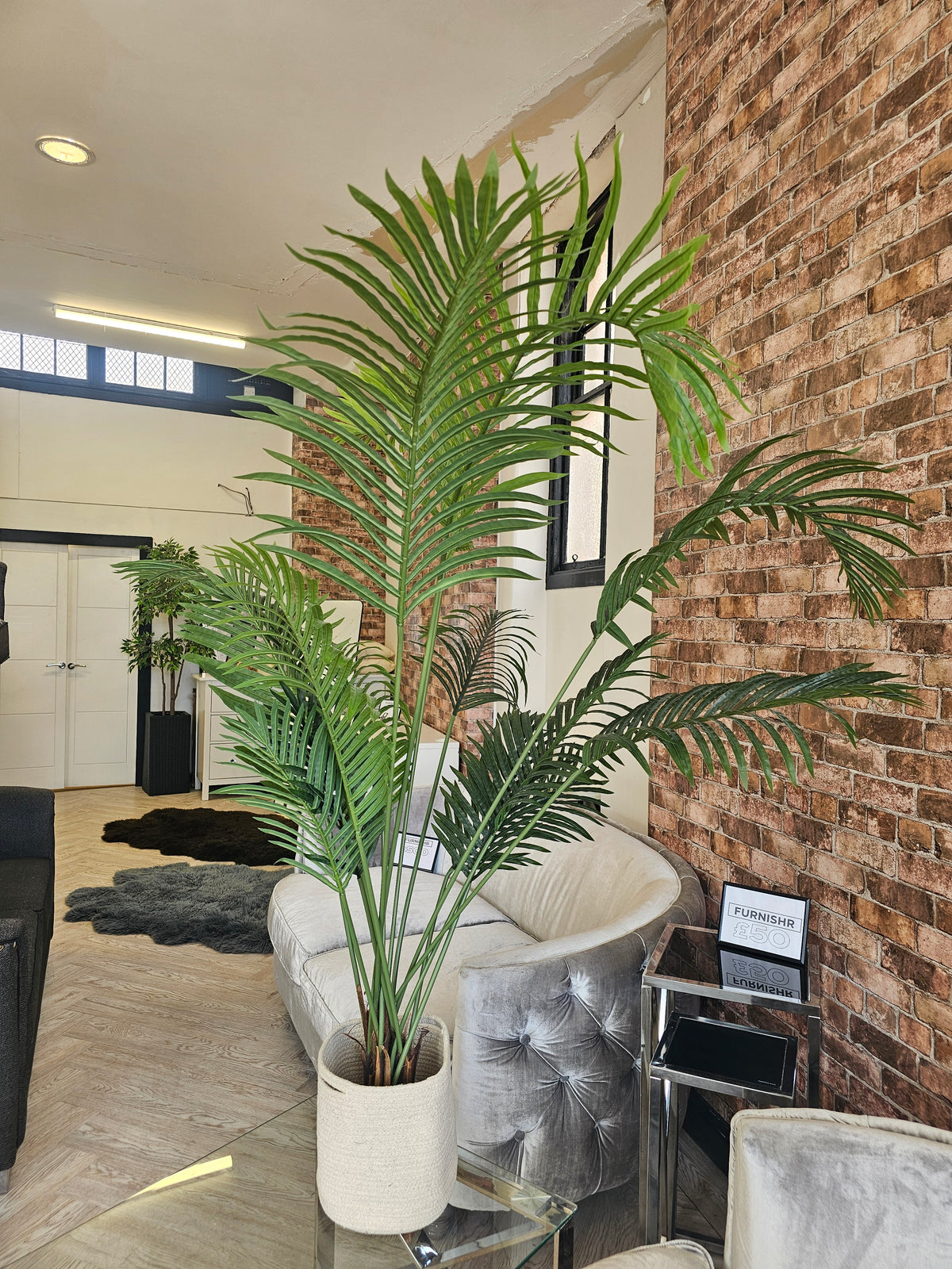 Large Faux Fern Plant @