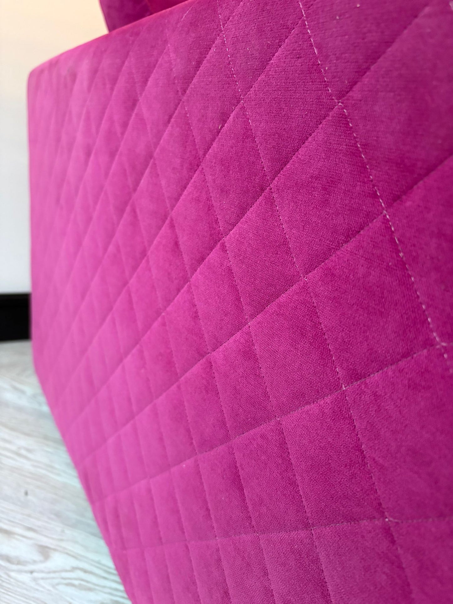 DFS Orka Corner Sofa in Hot Pink (matching swivel chair also available)#