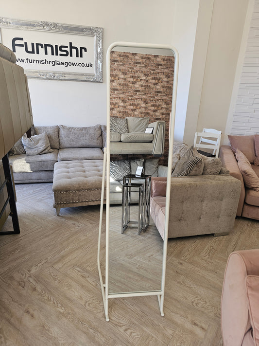 Ikea Knapper White Standing Mirror @#
