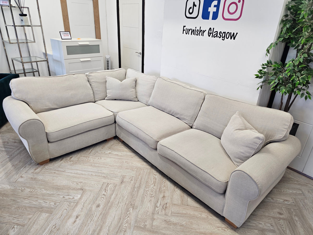 Sofology Nimbus 5 Seater Beige Corner Sofa @