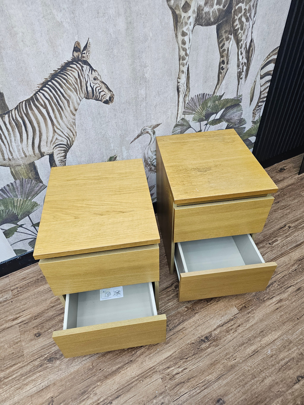 Ikea Malm 2 x 2 Drawer Bedside Chest