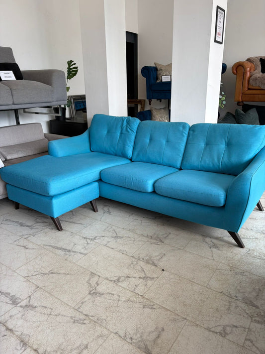 DFS Tropicana Corner Sofa in Ocean Blue (Left & Right Hand Chaise)