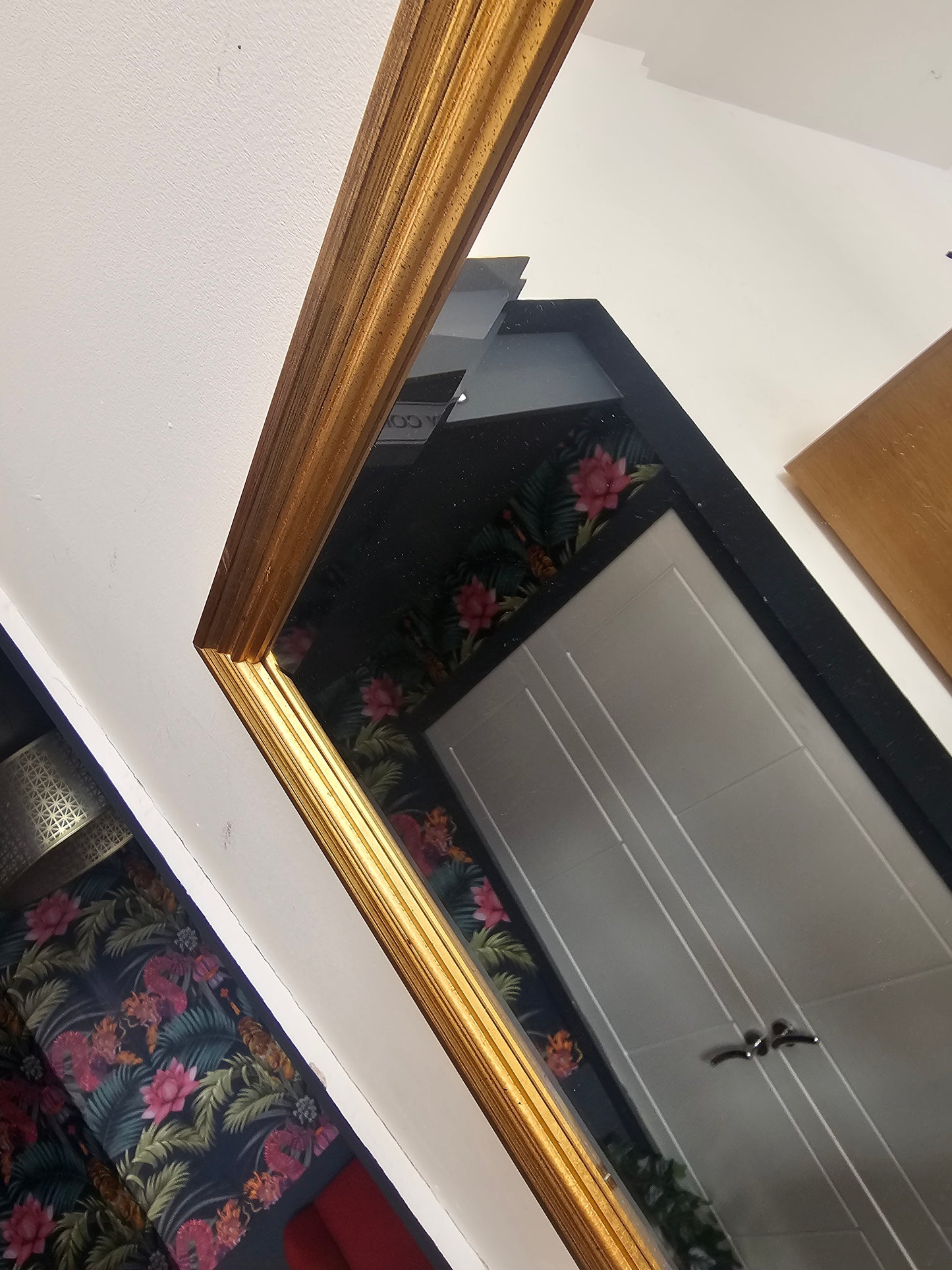 Large Gold Frame Mirror 110cm by 84cm