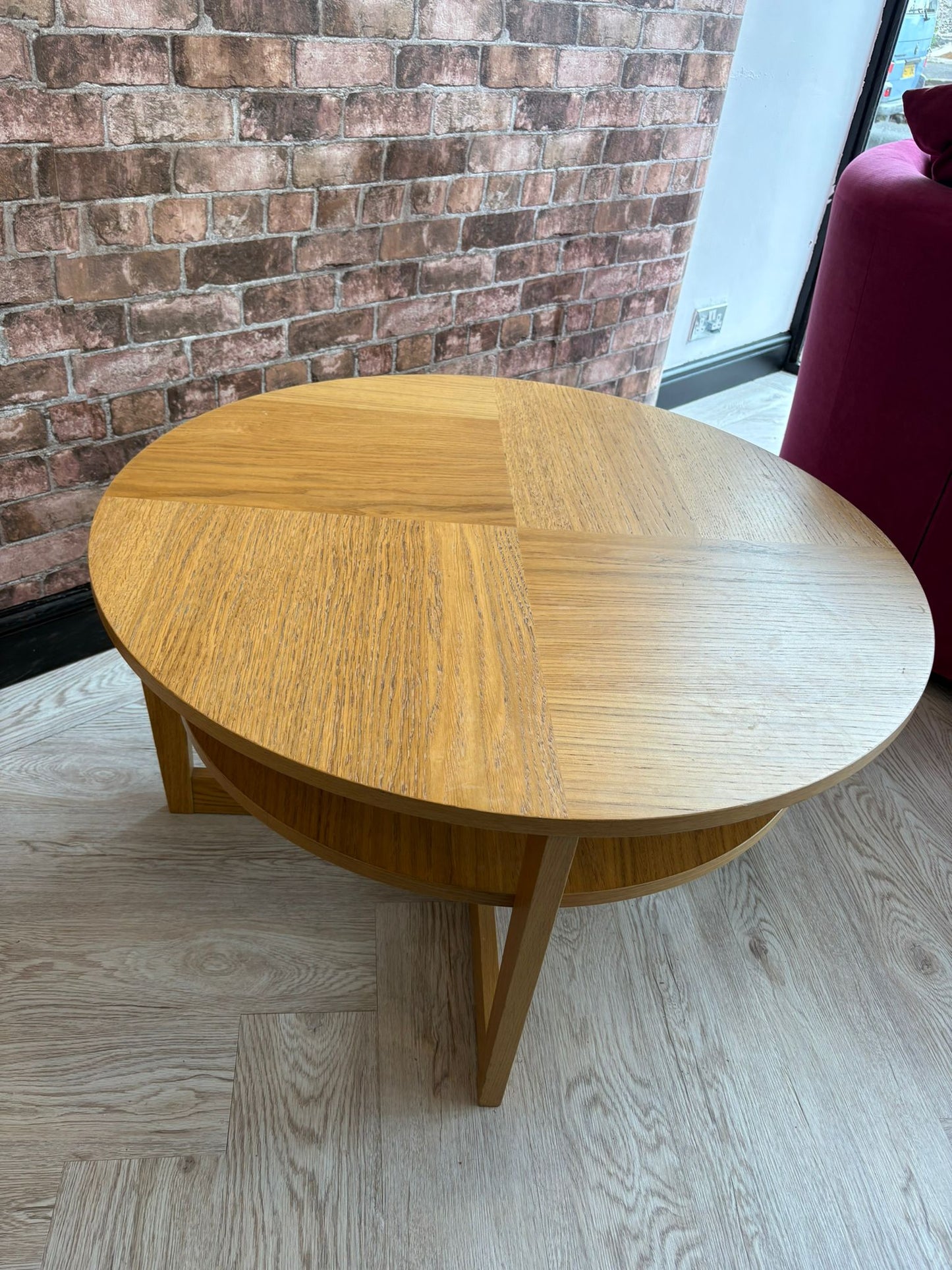 Ikea Vejmon Oak Veneer Coffee Table