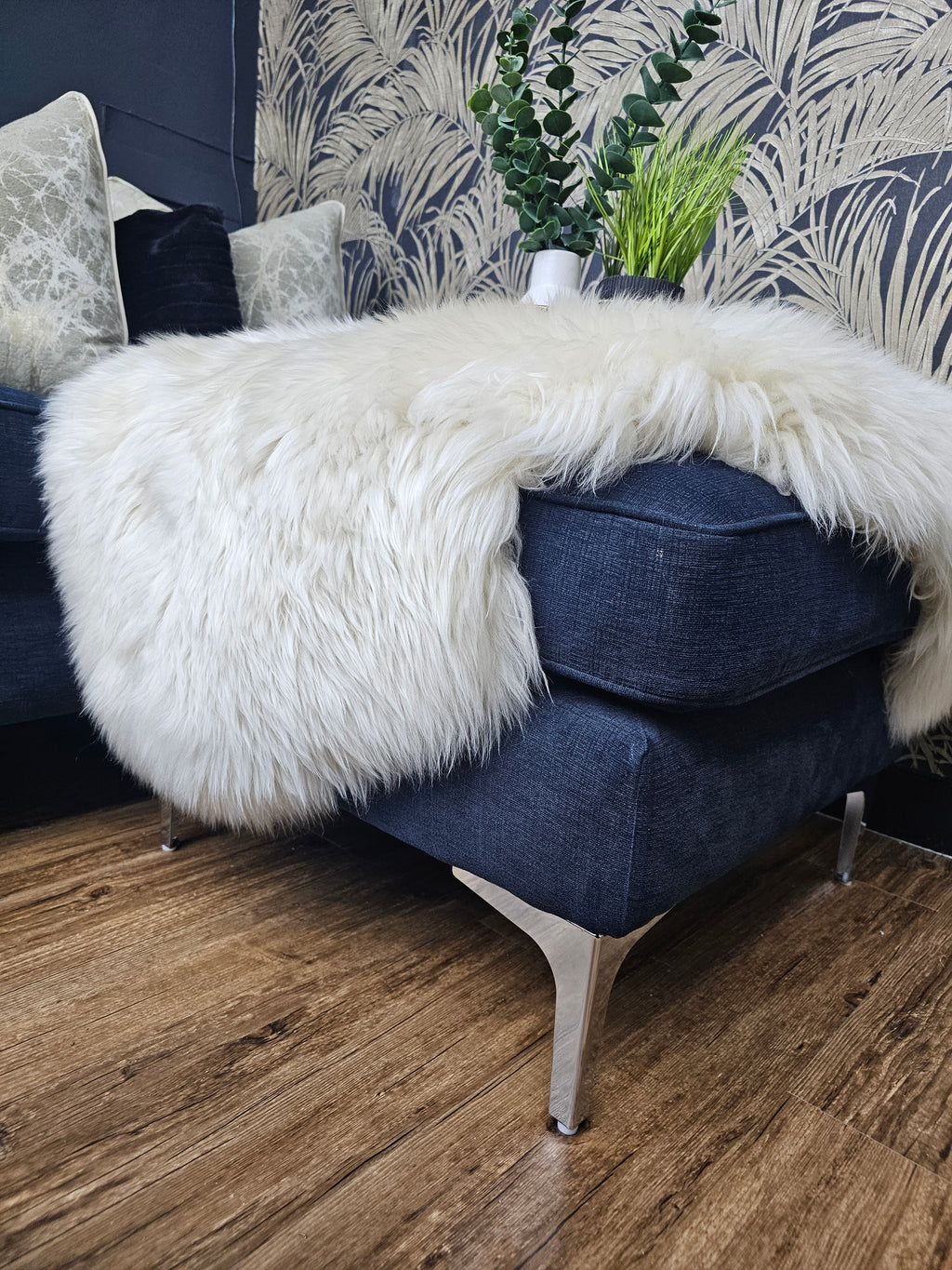 Sofology Navy Blue Corner Sofa