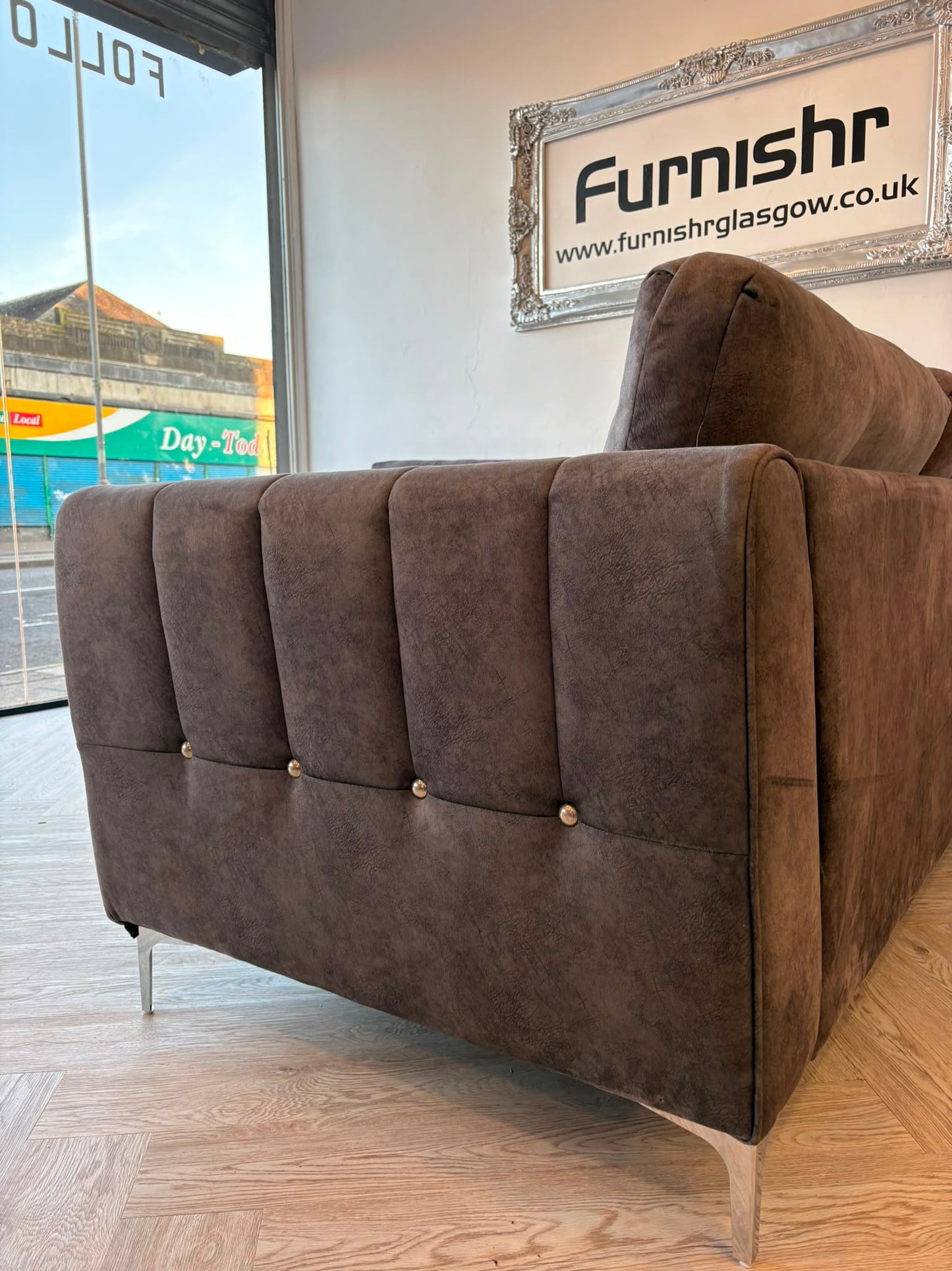 Large Grey Corner Sofa