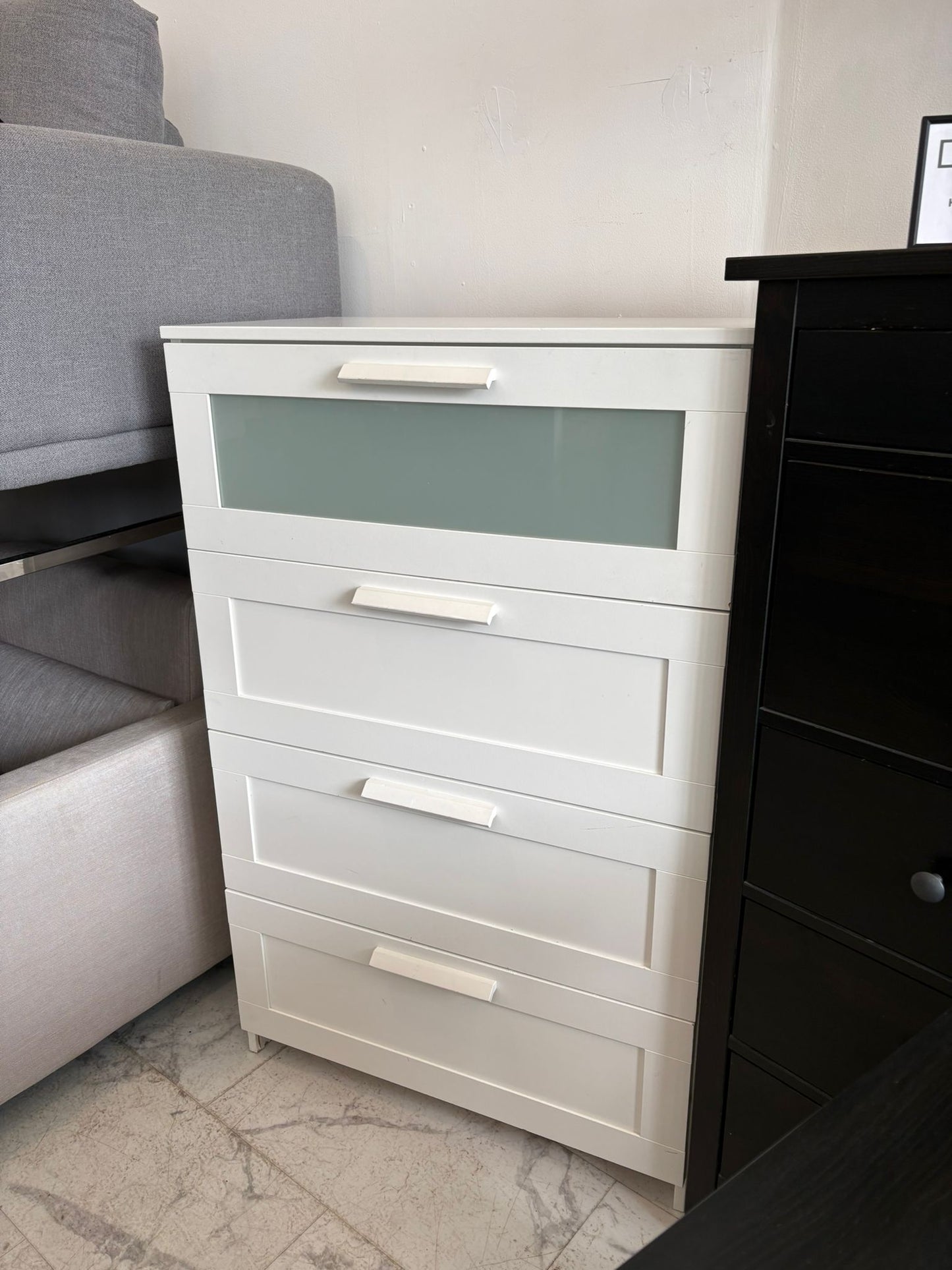 Ikea Brimnes White 4 Drawer Chest T