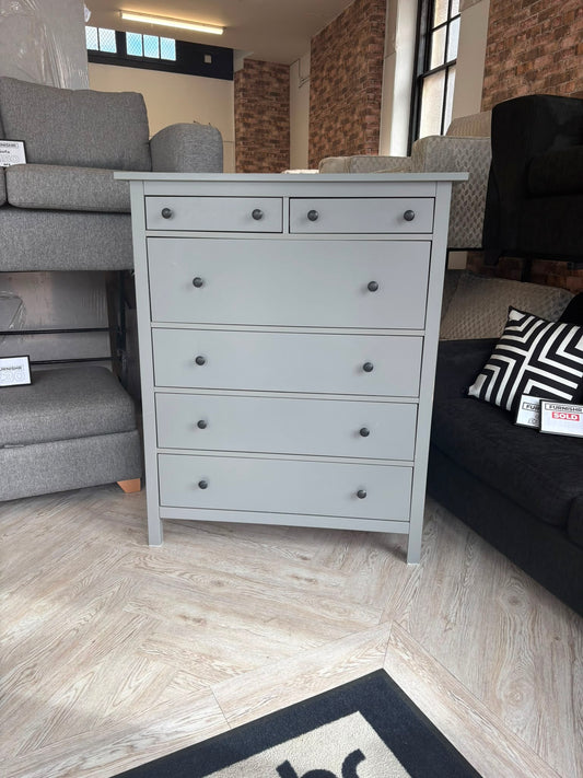 Ikea Hemnes Grey 6 Drawer Chest #