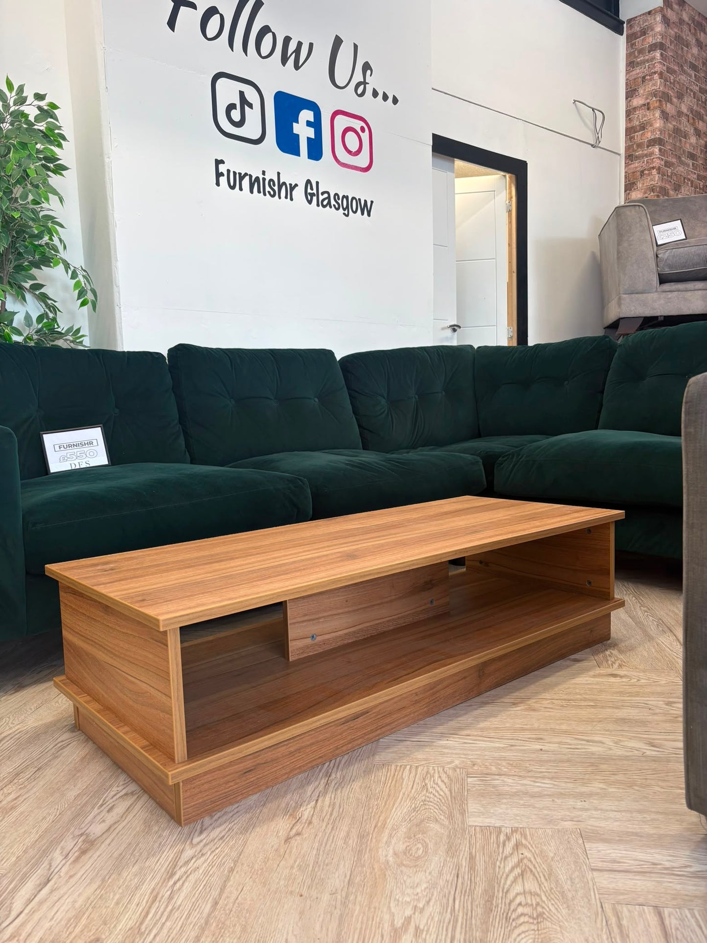 Habitat Oak Veneer Coffee Table @#