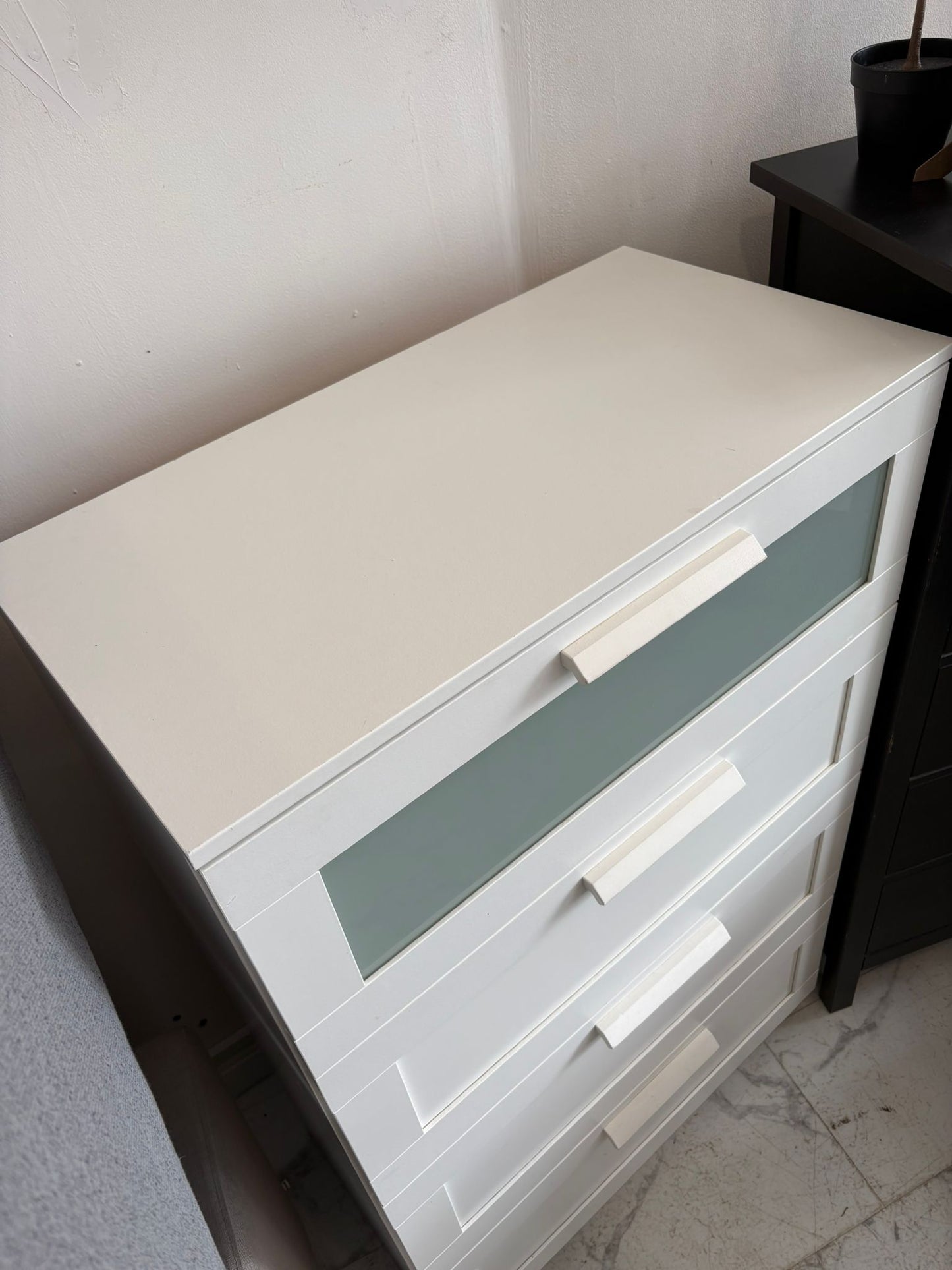 Ikea Brimnes White 4 Drawer Chest T