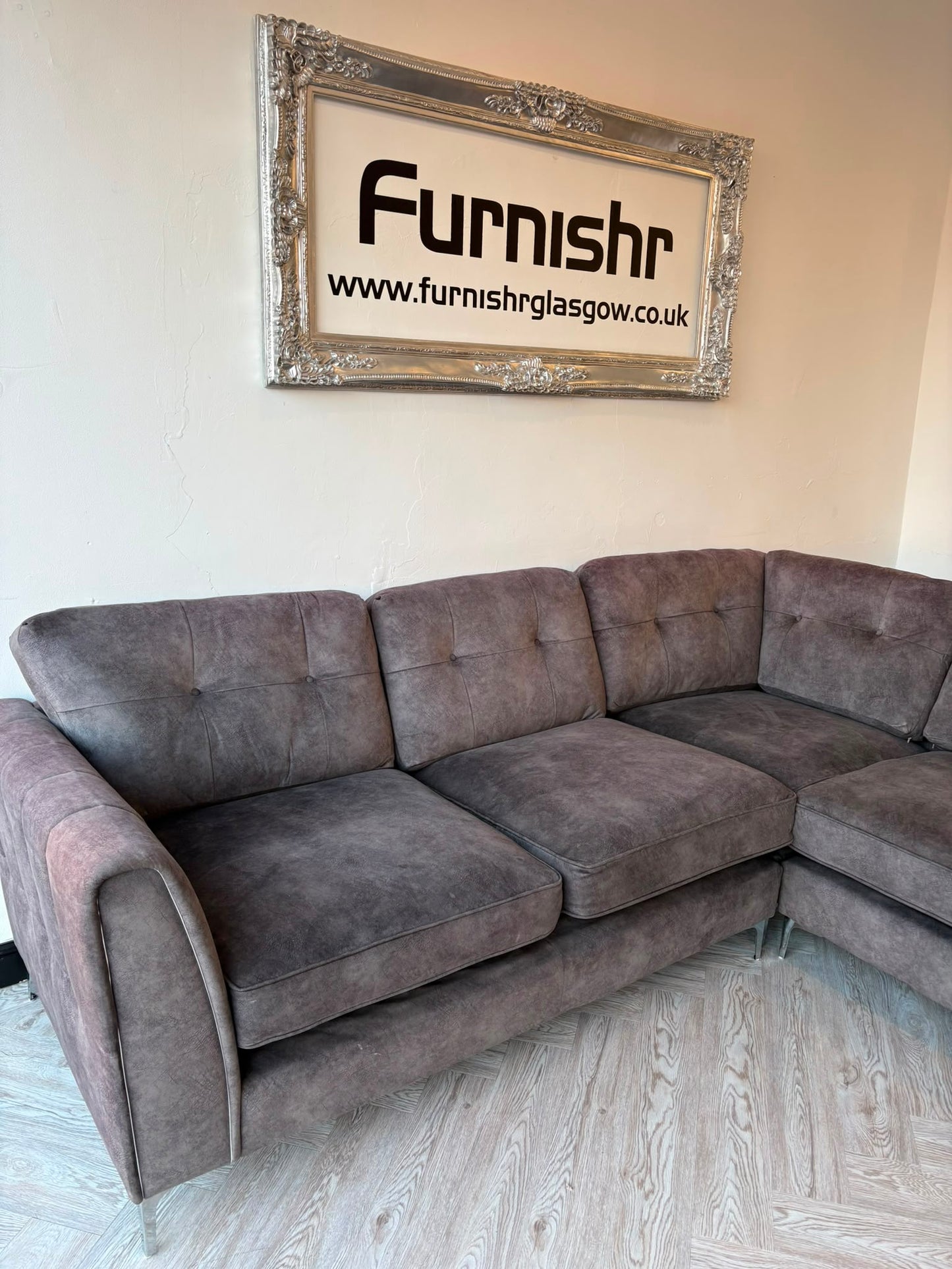 Large Grey Corner Sofa