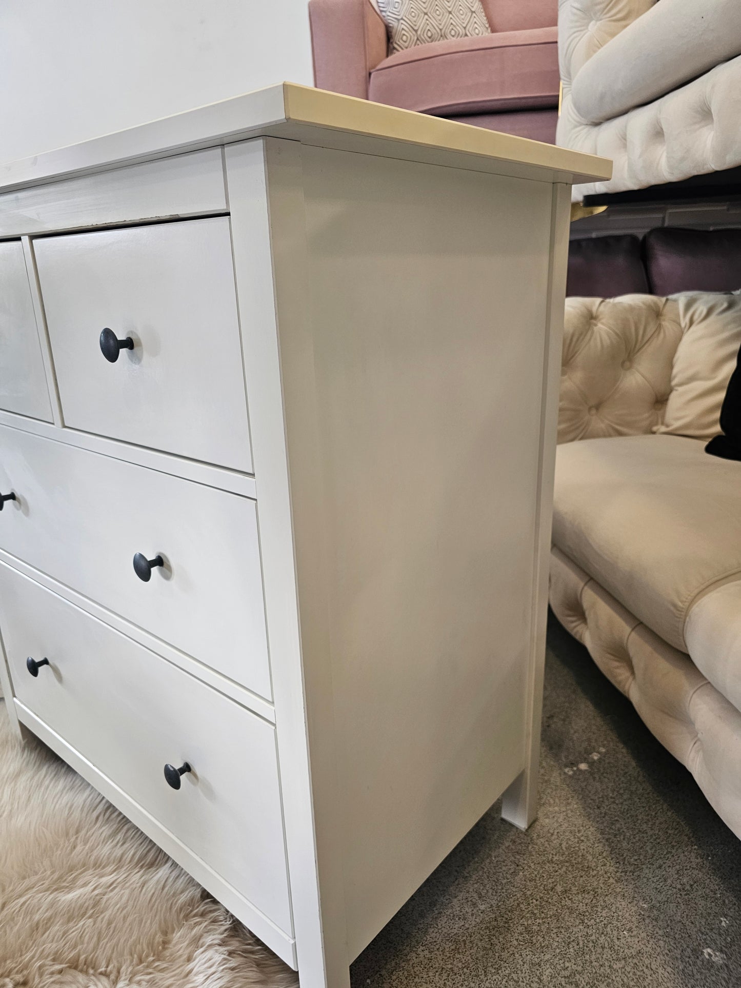 Ikea Hemnes White 4 Drawer Chest (discontinued) A
