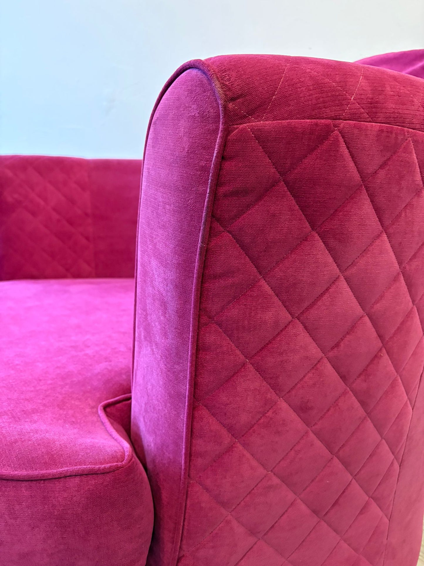 DFS Orka Large Swivel Chair in Hot Pink (matching corner Sofa also available)#