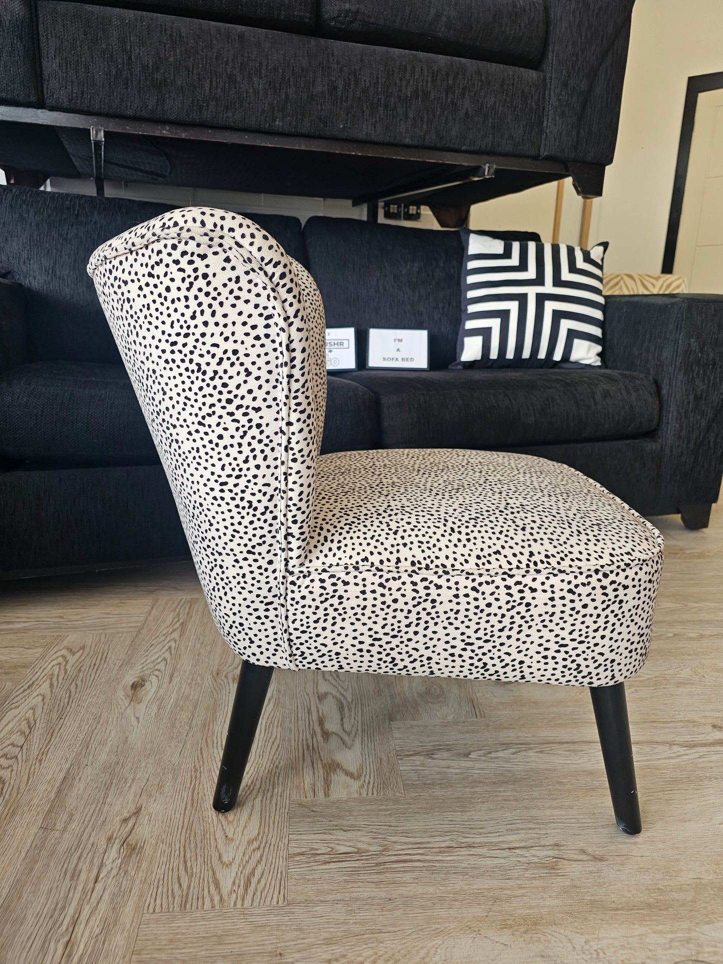 Dunelm Dalmatian Bedroom Chair @