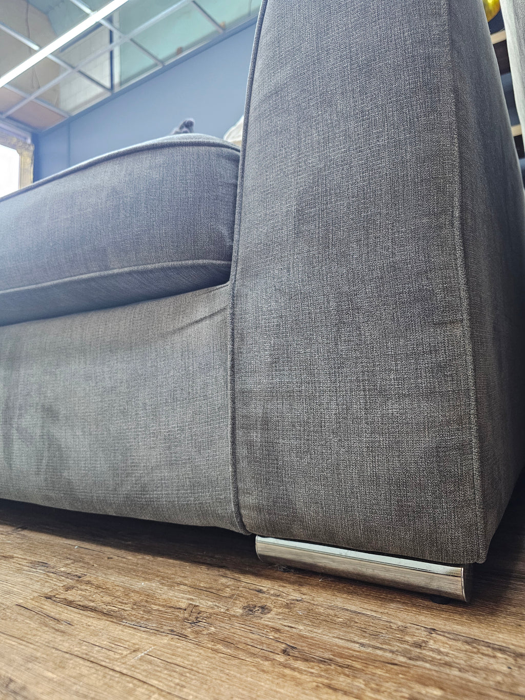 DFS Grey 2 x 2 Seater Sofas