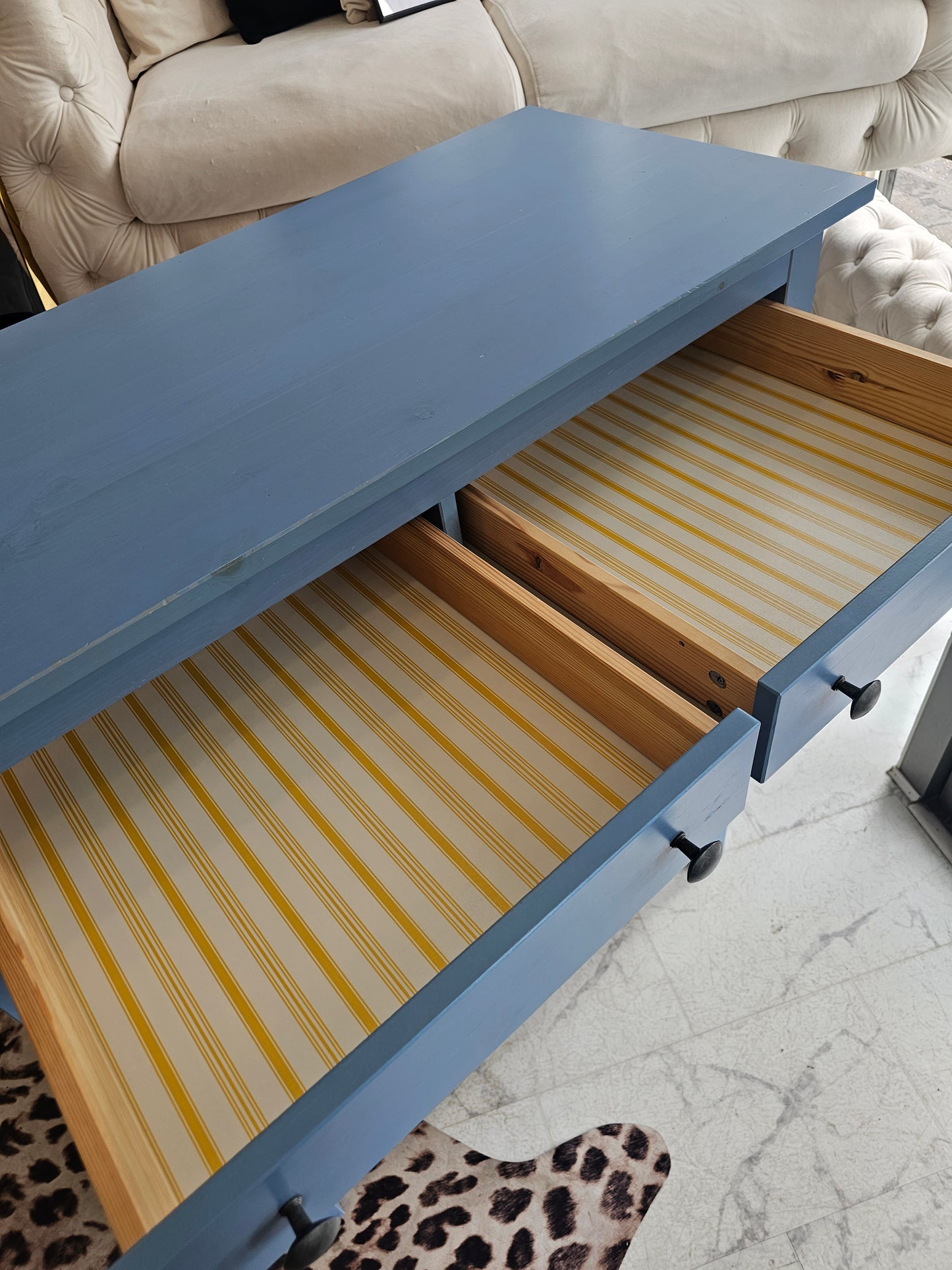 Ikea Hemnes (Discontinued Blue)Blue 6 Drawer Chest T
