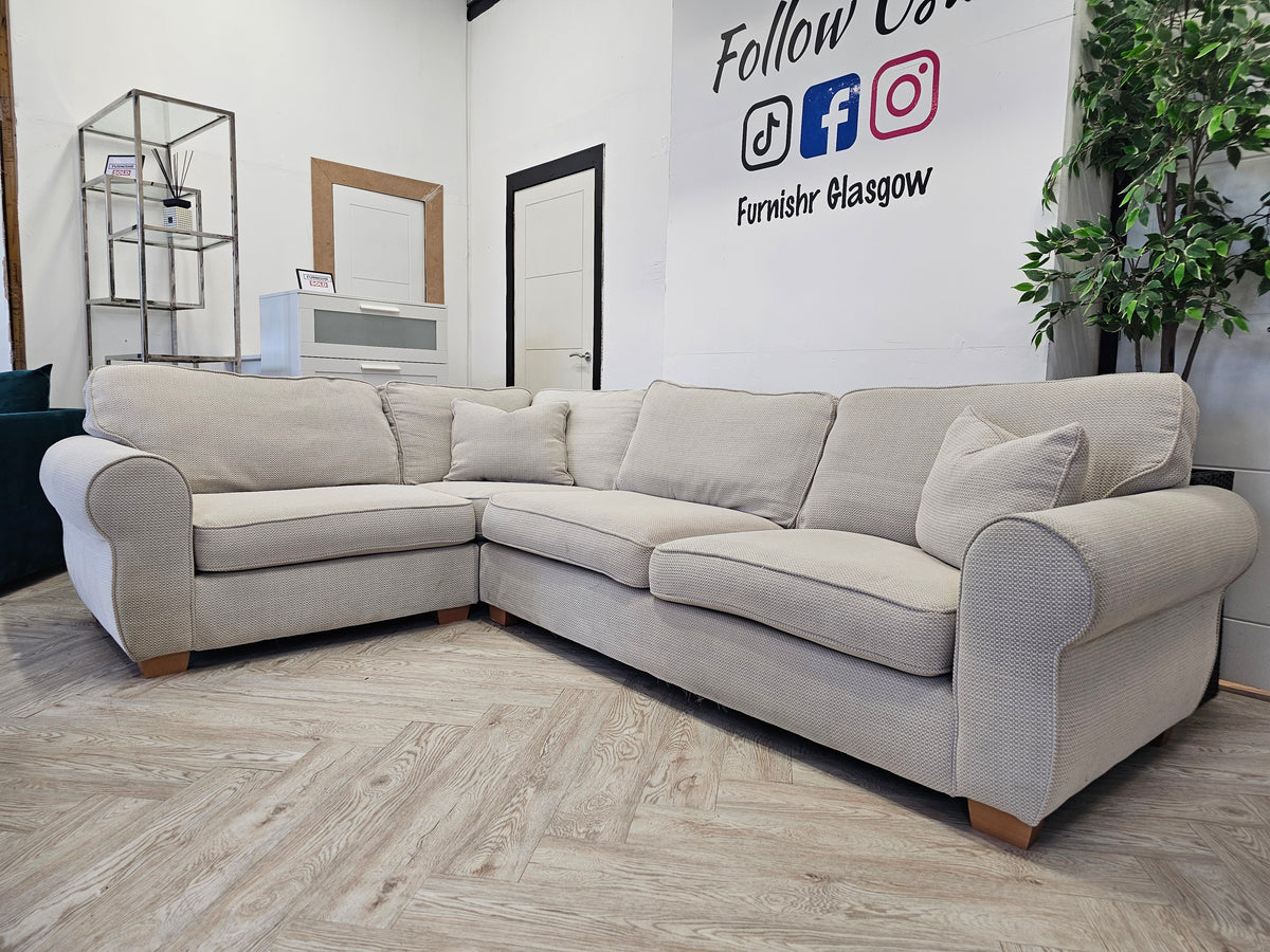 Sofology Nimbus 5 Seater Beige Corner Sofa @