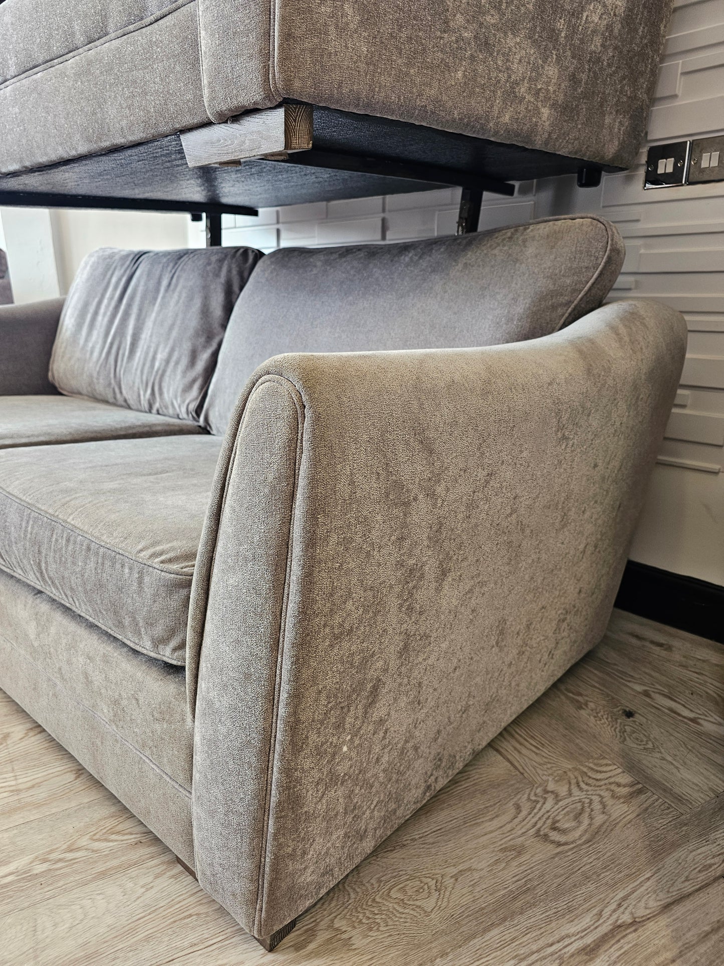 Grey Fabric 3&2 Seater Sofas @