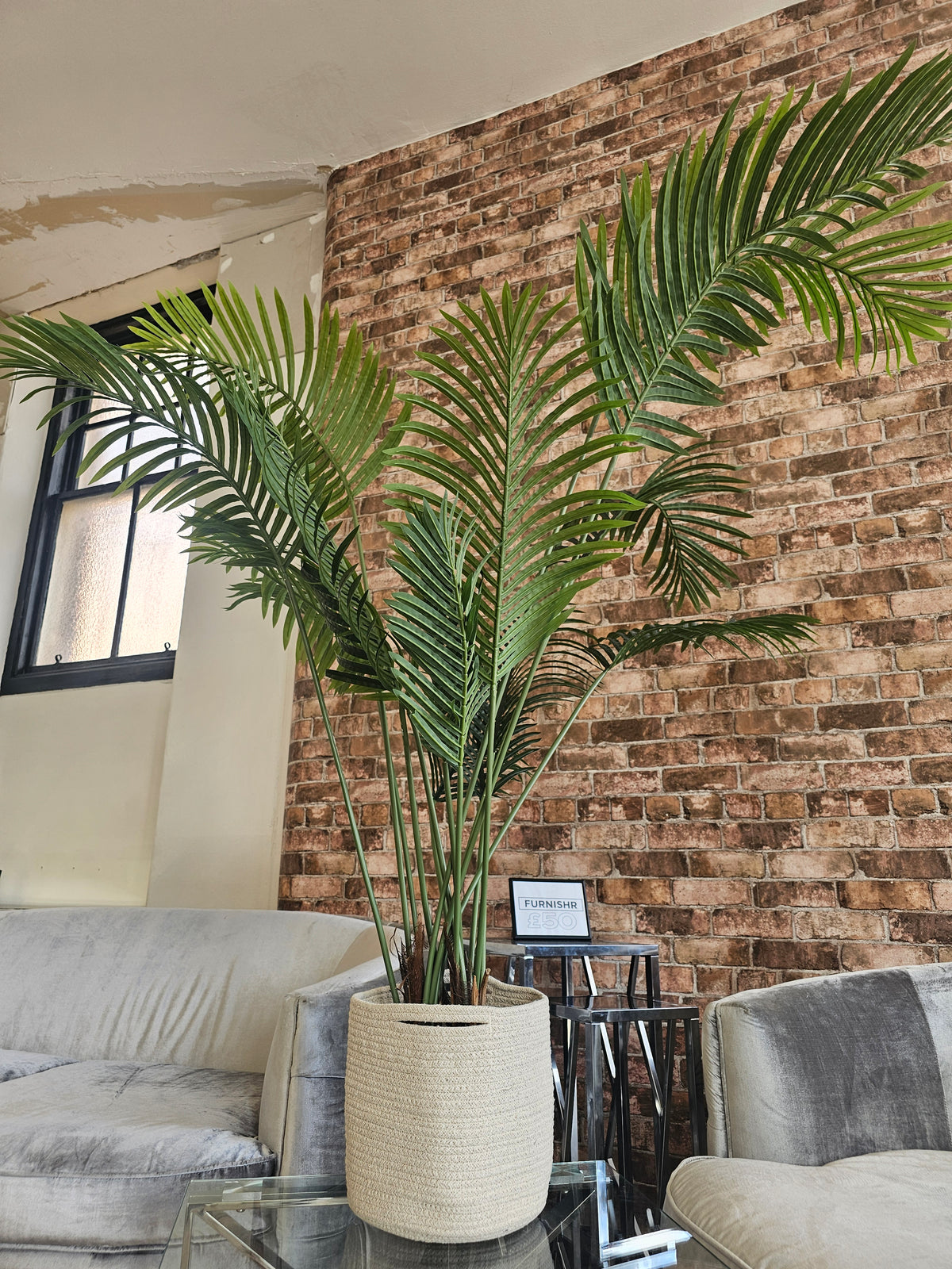 Large Faux Fern Plant @
