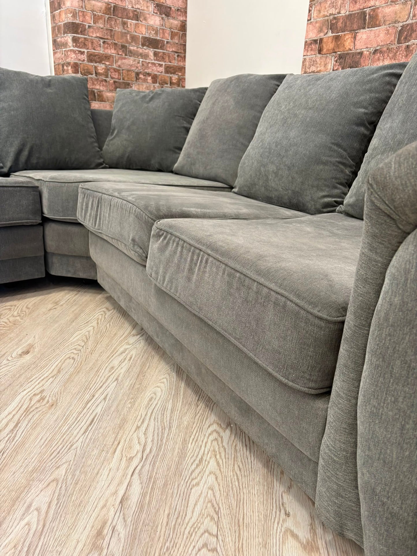 Verona Grey Corner Sofa #