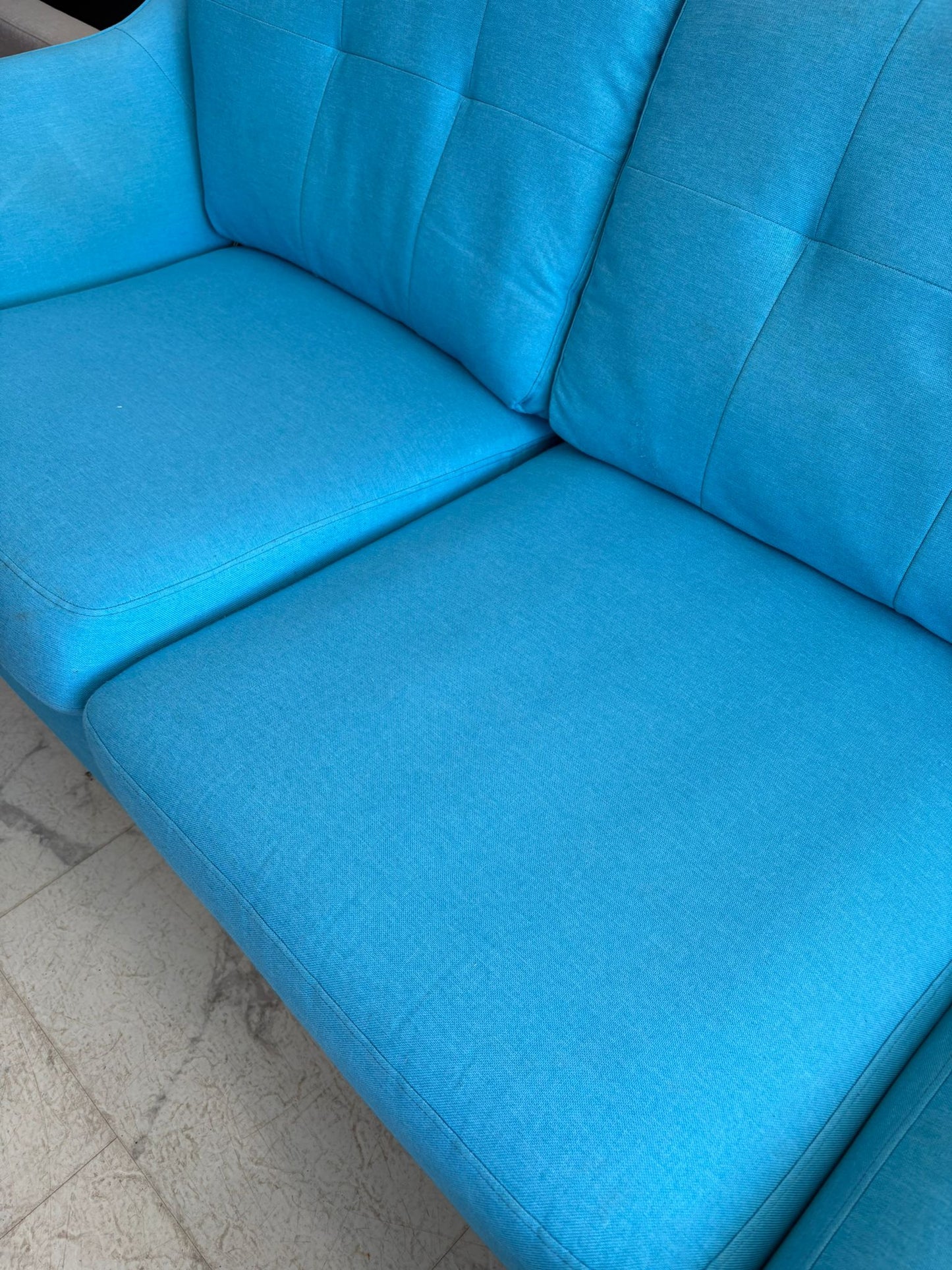 DFS Tropicana Corner Sofa in Ocean Blue (Left & Right Hand Chaise)